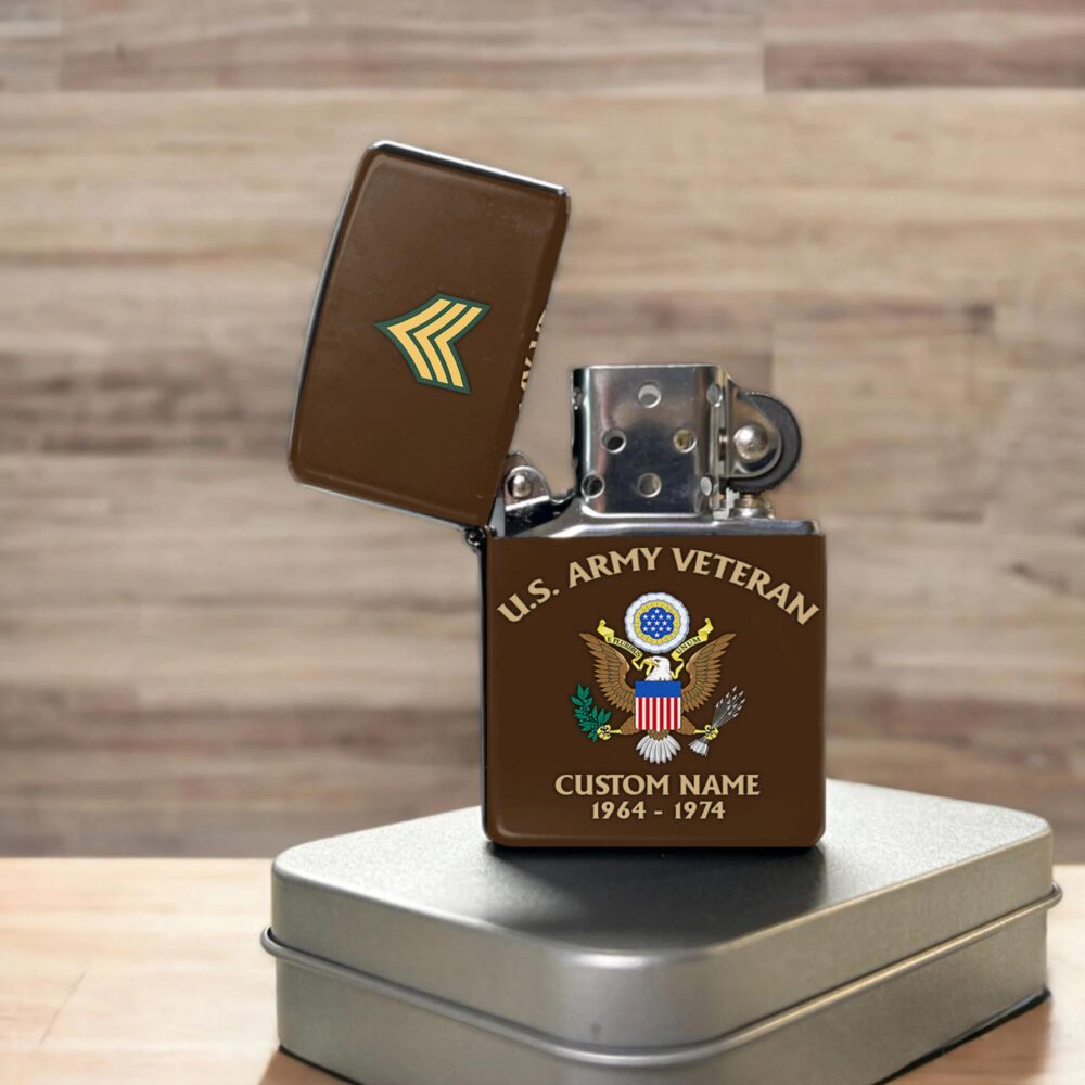 US Army, E 8 Army Master Sergeant - Lighter - Image 4