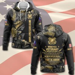 US Coast Guard, Land Of The Free, Because Of The Brave - Hoodie