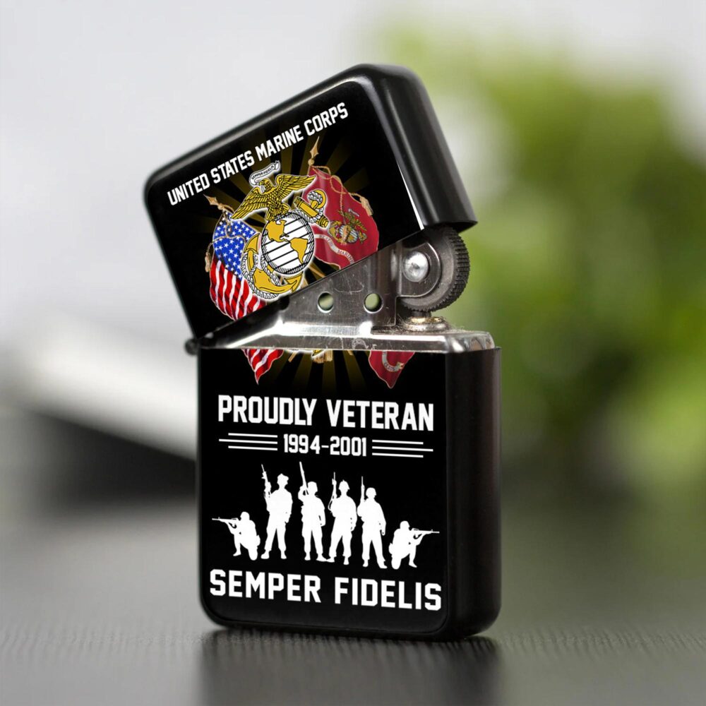 US Marine Corps, Always Remember, Never Forget - Lighter - Image 2