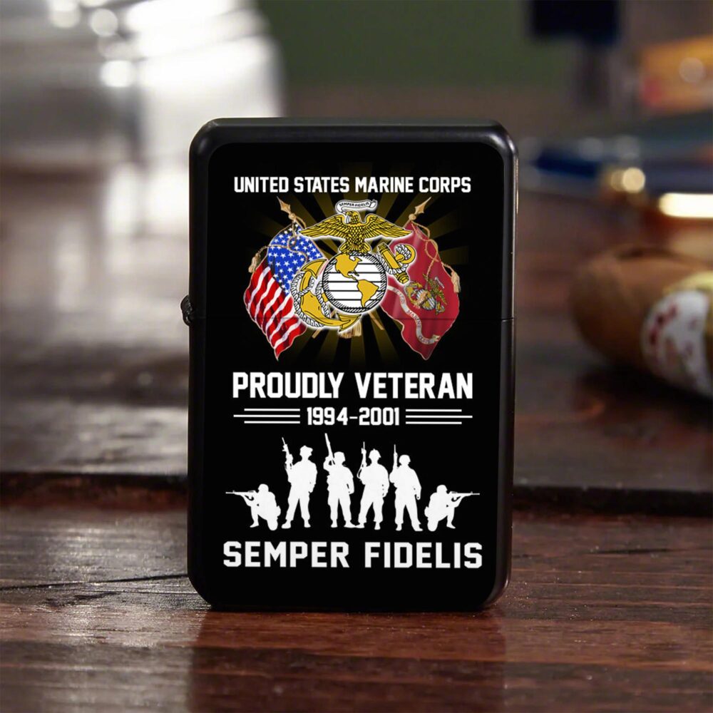US Marine Corps, Always Remember, Never Forget - Lighter - Image 5