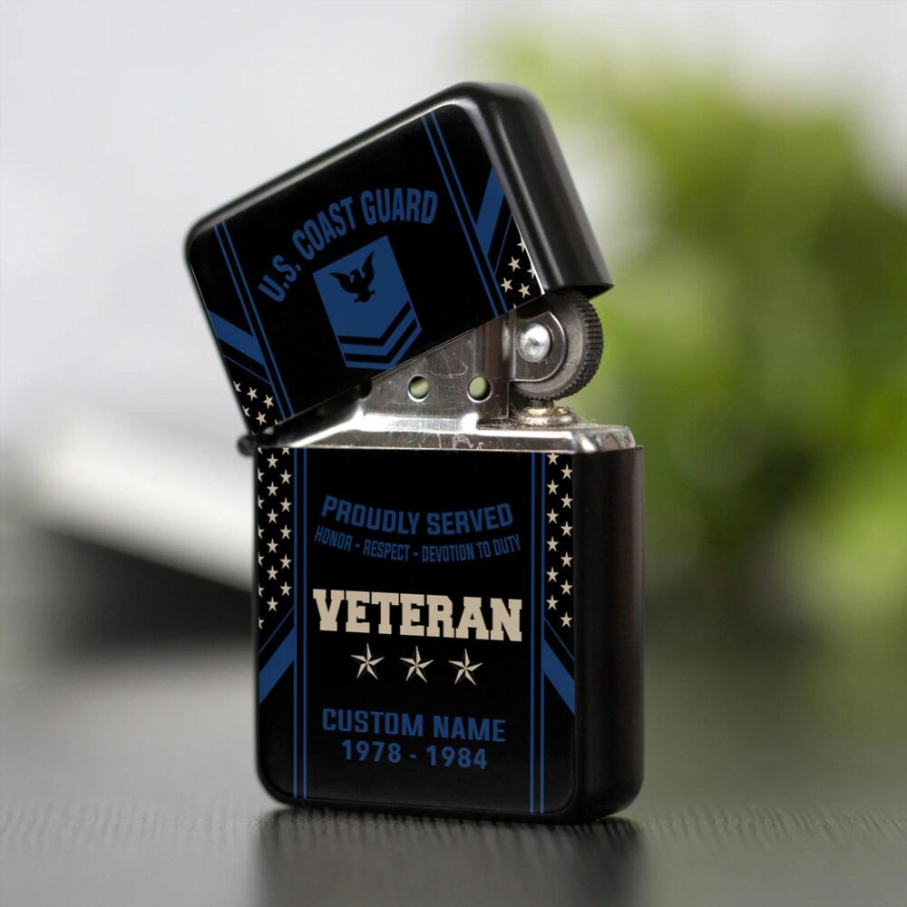 US Coast Guard, E 4 Gold - Lighter - Image 2
