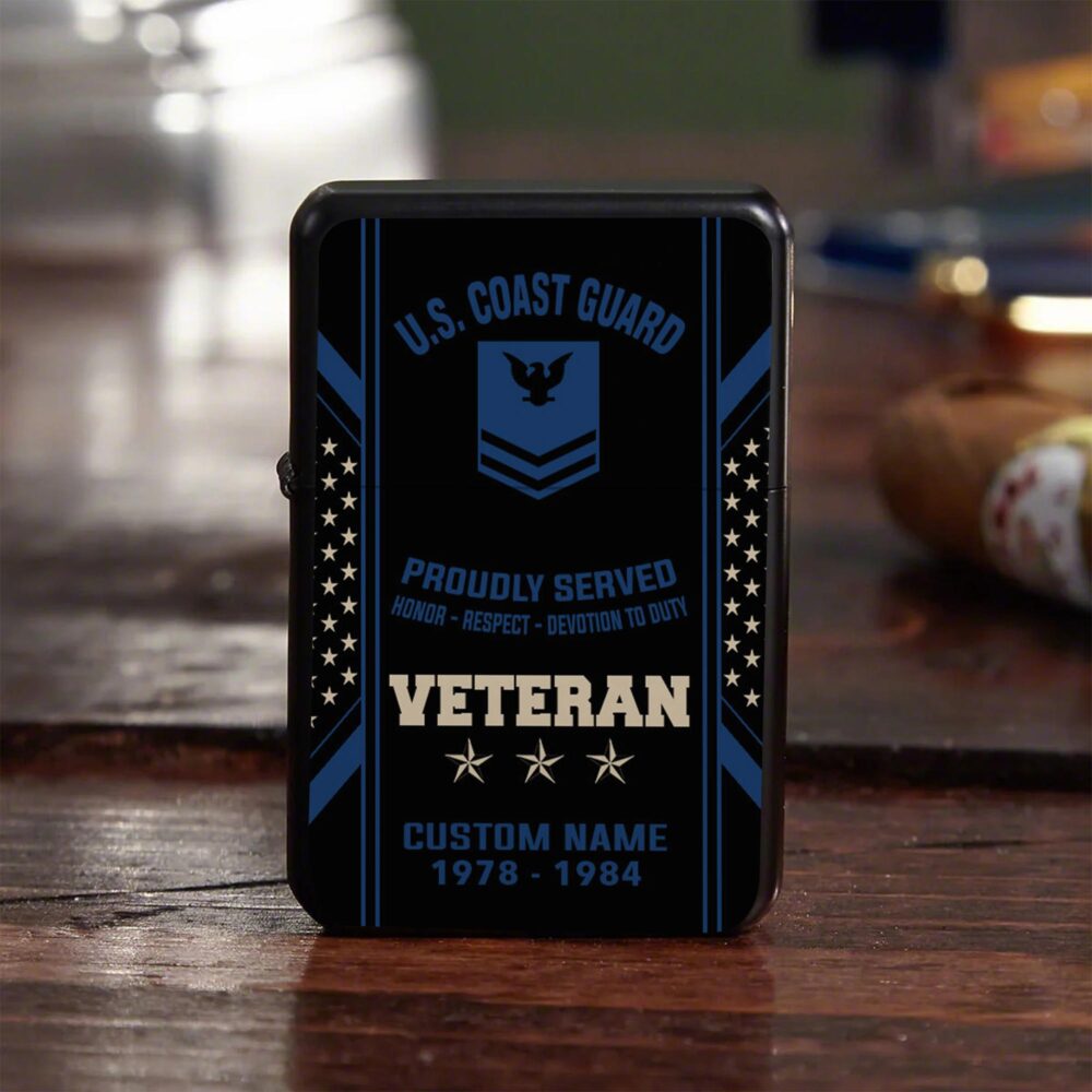 US Coast Guard, E 4 Gold - Lighter - Image 5