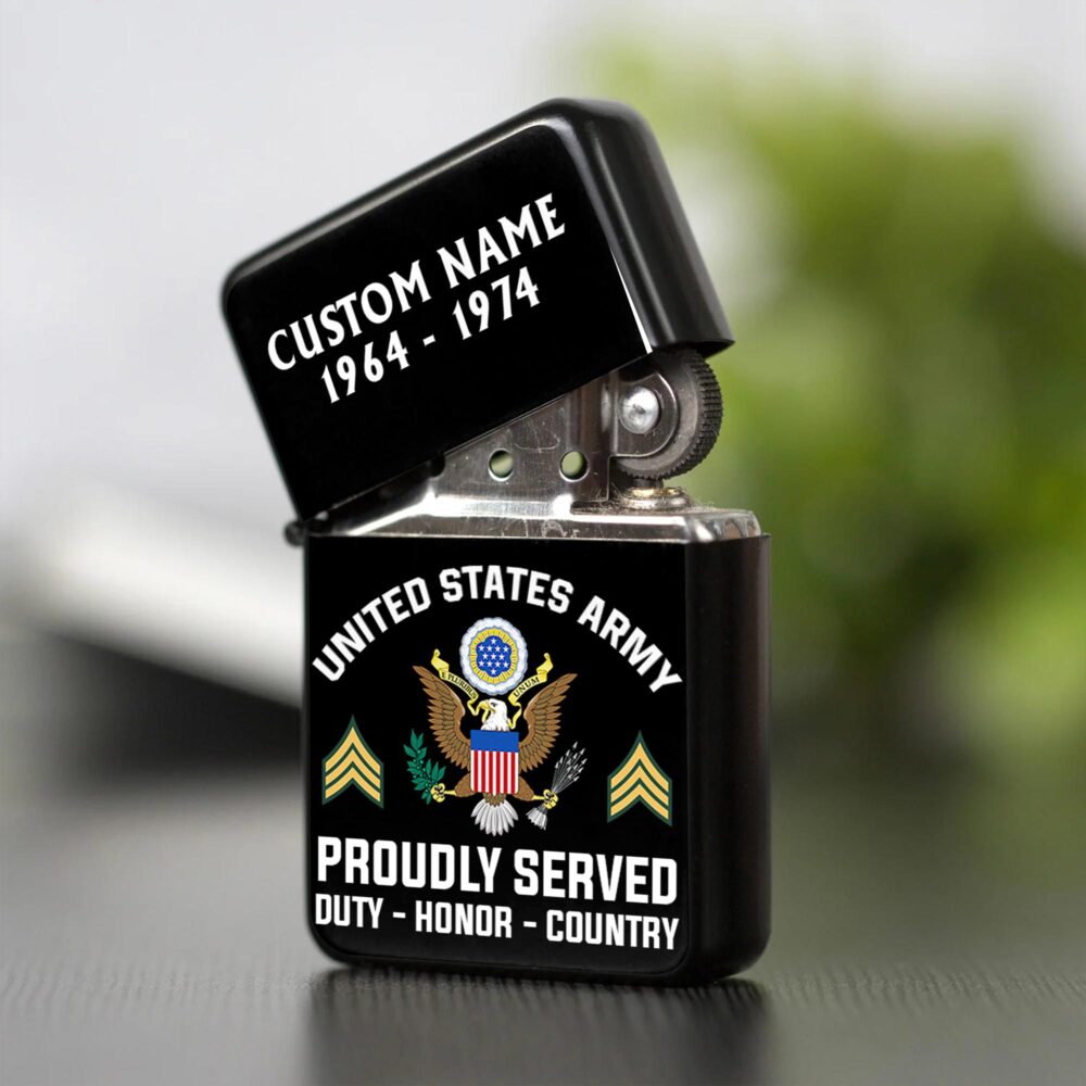 US Army, E 7 Army Sergeant First Class - Lighter - Image 2