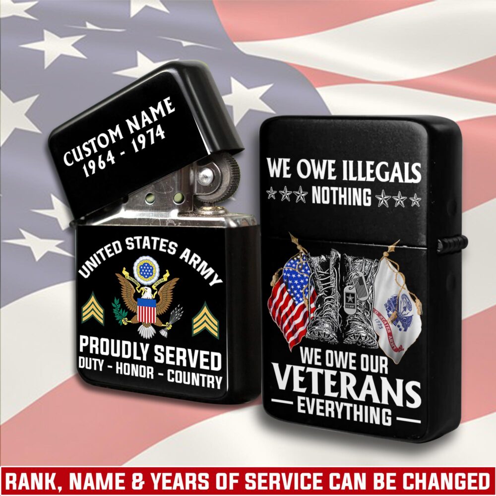 US Army, E 7 Army Sergeant First Class - Lighter