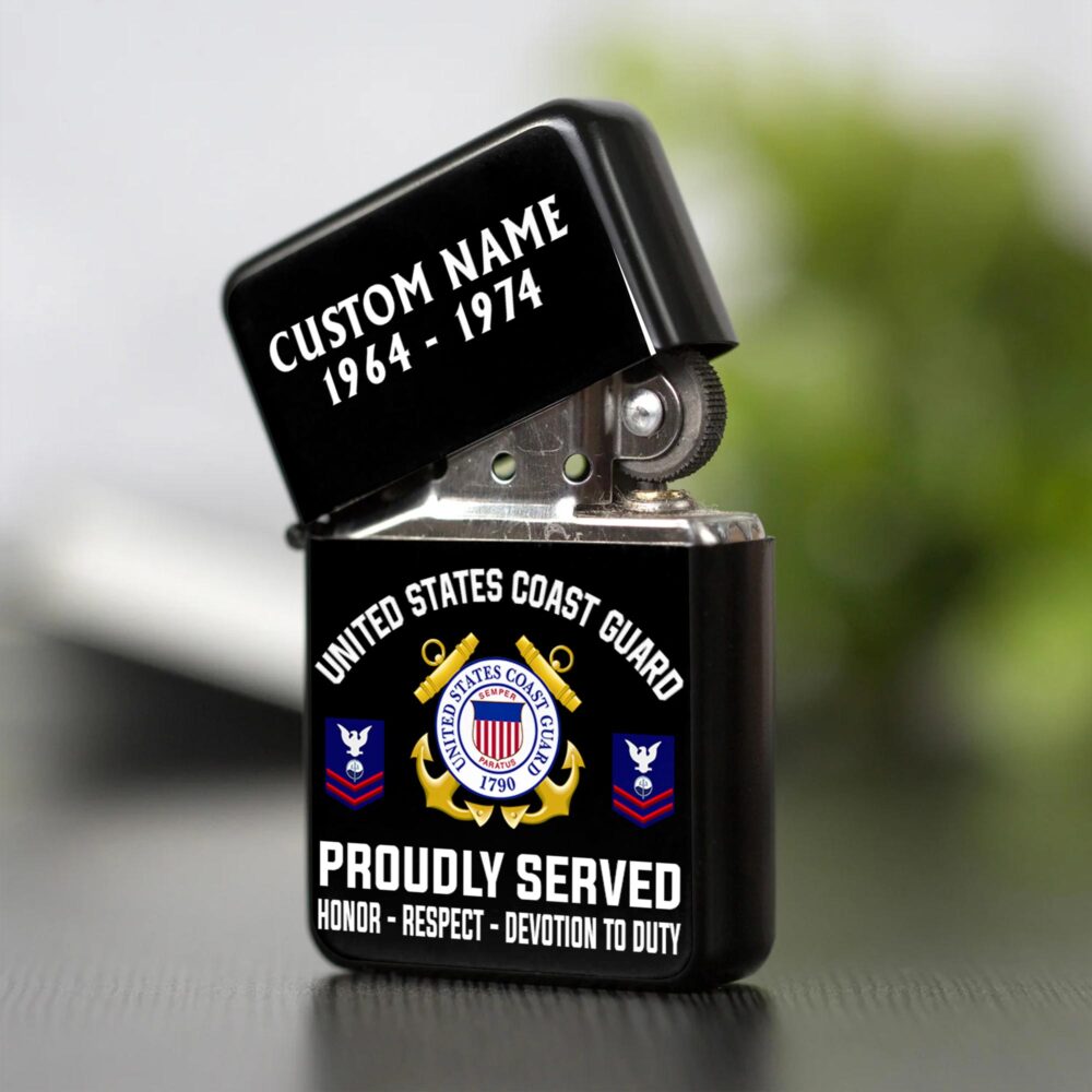 US Coast Guard, Land Of The Free, Because Of The Brave - Lighter - Image 2