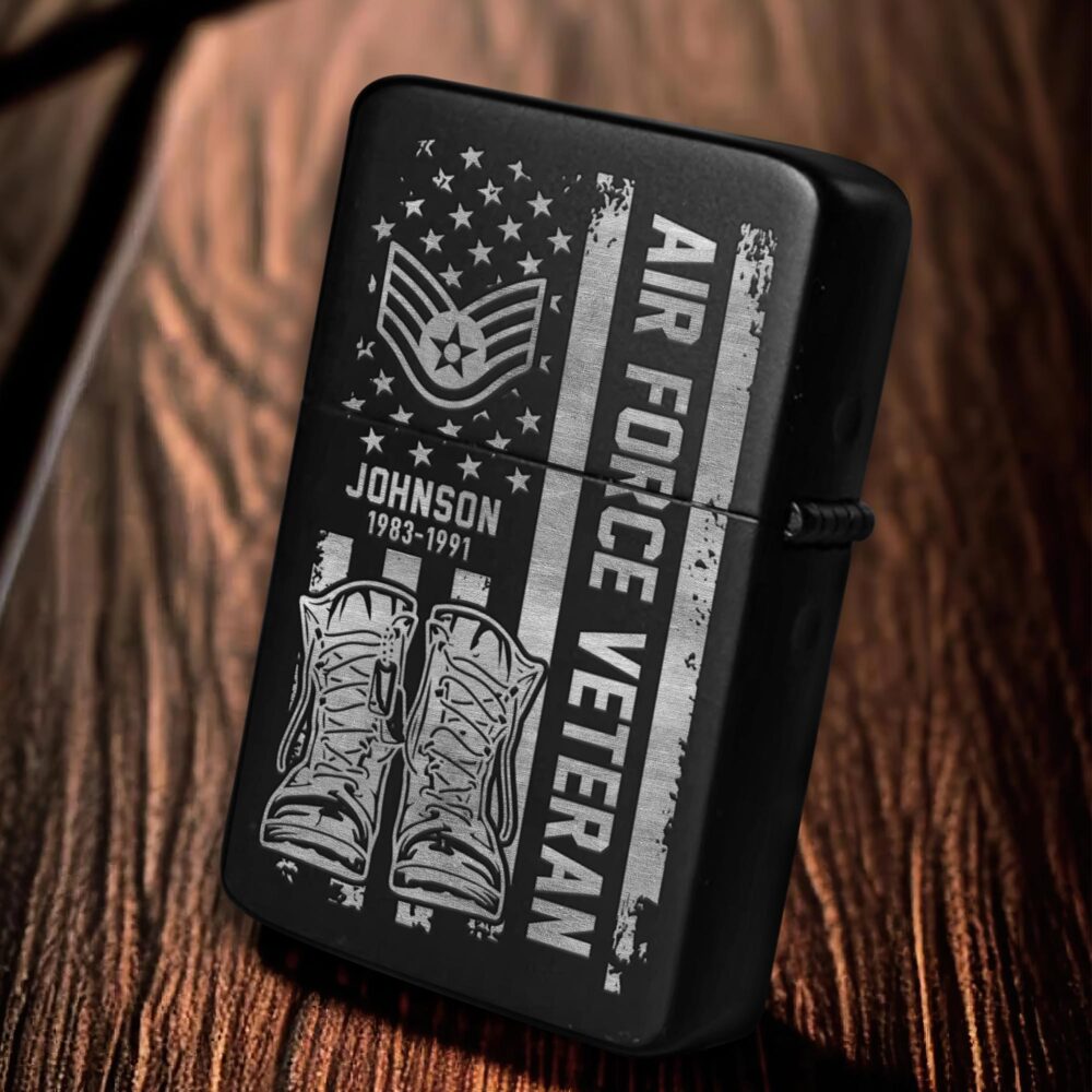 US Air Force , Freedom Isn't Free - Engraved Lighter - Image 6