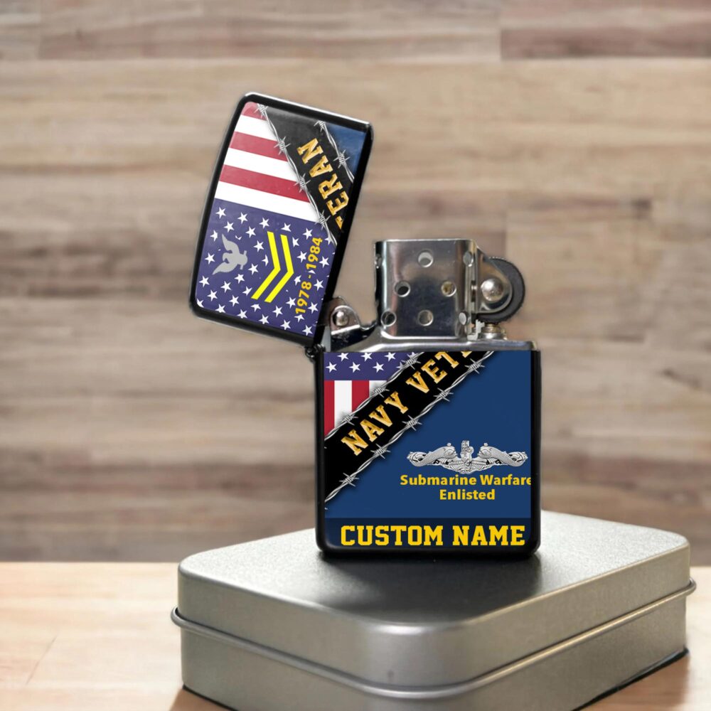 Navy Badge, The Sea is Ours - Lighter - Image 4