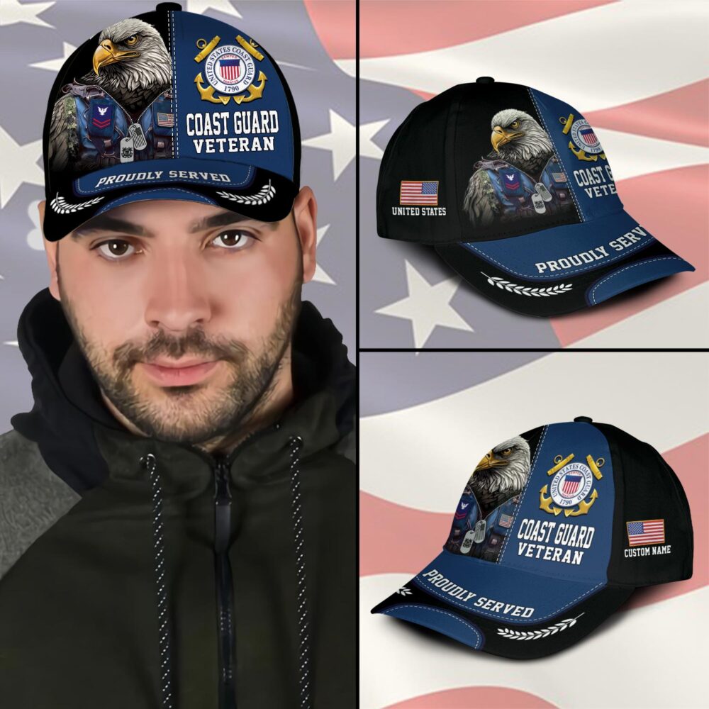 US Coast Guard, Served With Pride - Classic Cap - Image 3