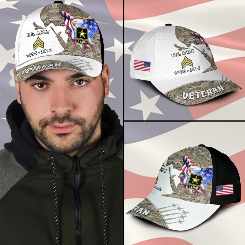 US Army, Land Of The Free, Because Of The Brave - Classic Cap - Image 3