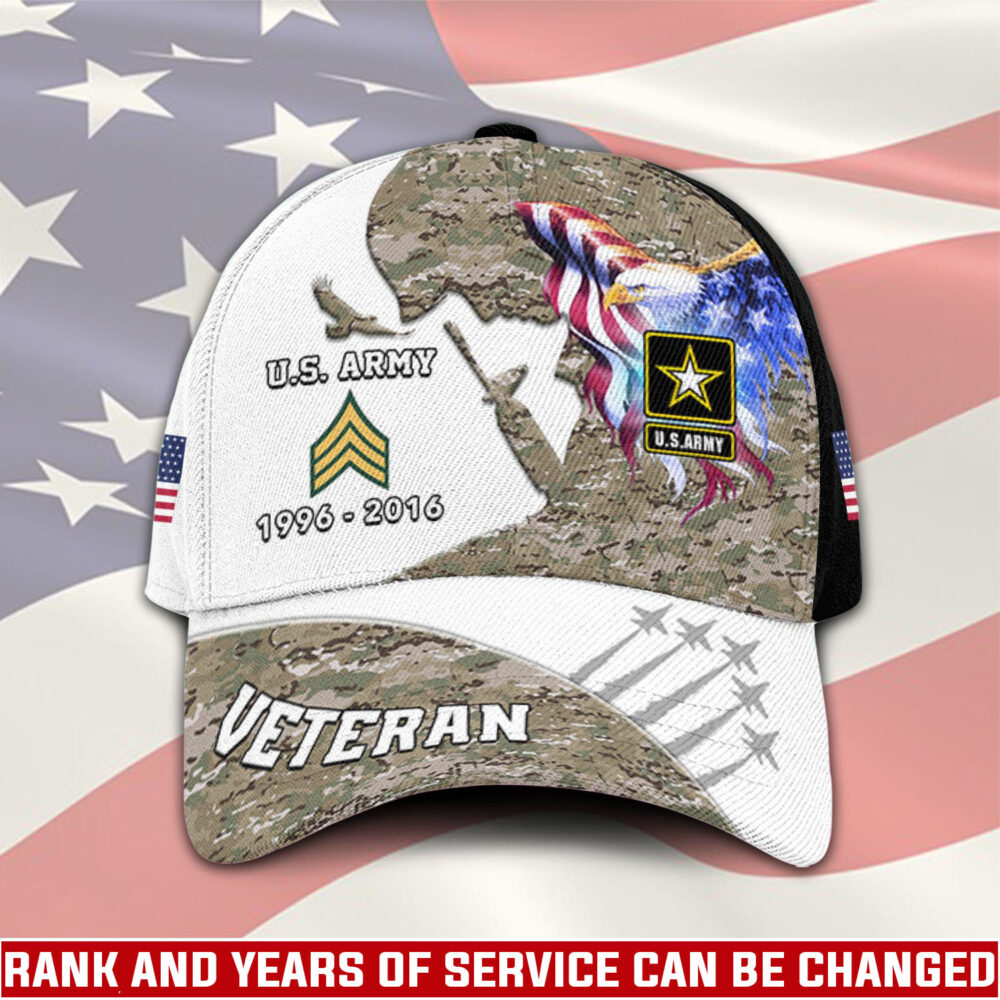 US Army, Land Of The Free, Because Of The Brave - Classic Cap