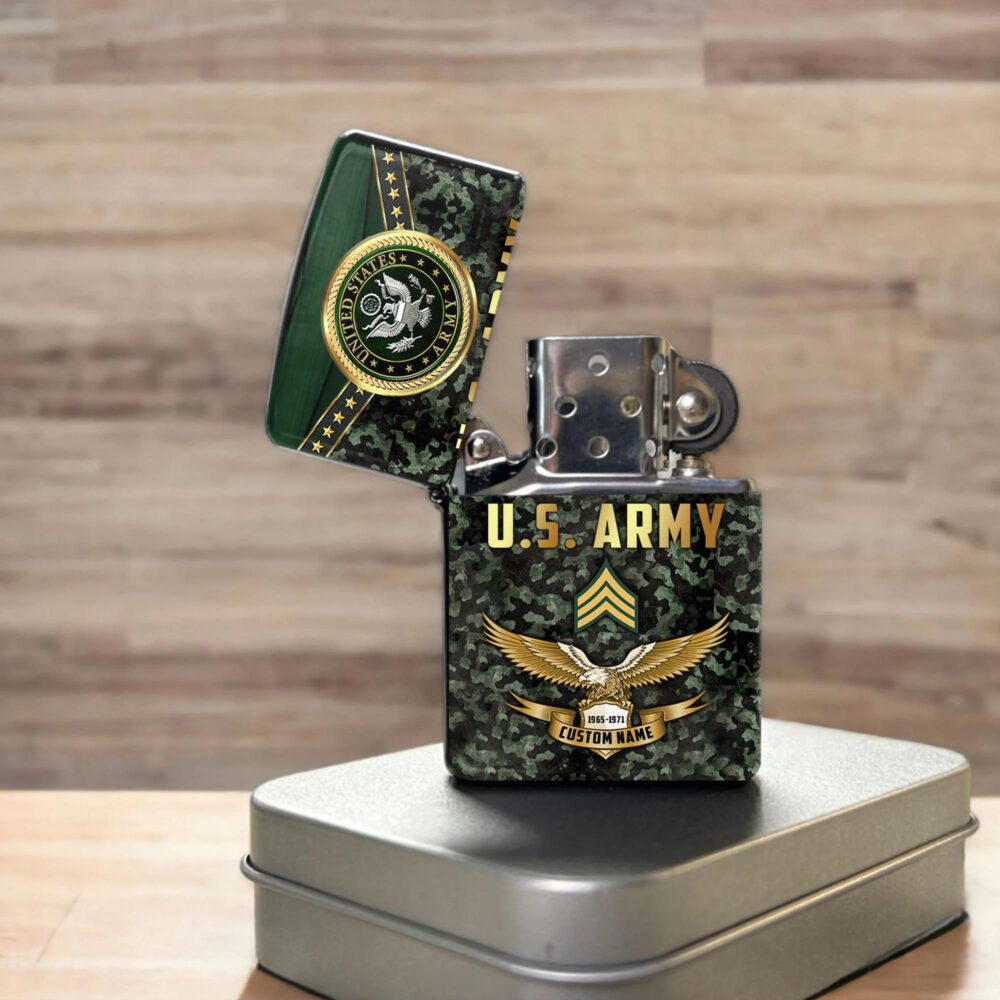 US Army, E 3 Army Private First Class - Lighter - Image 4
