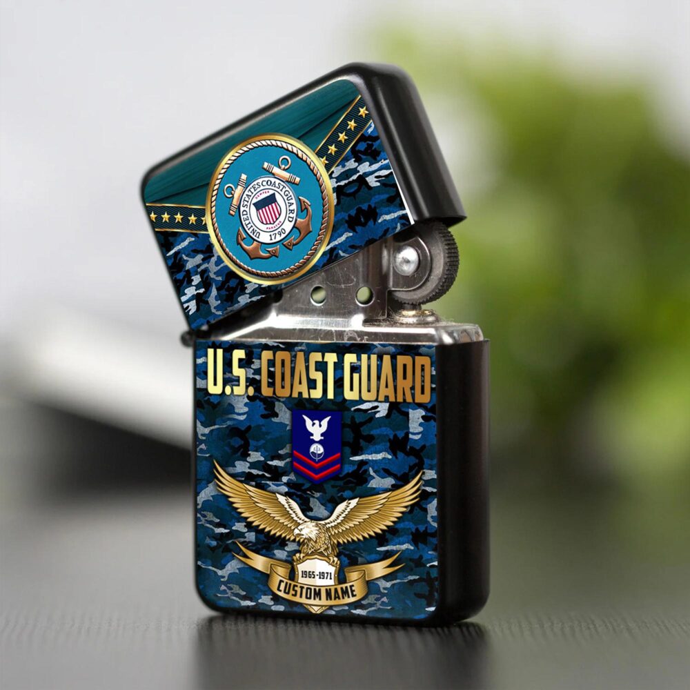 US Coast Guard, E 4 Gold - Lighter - Image 2