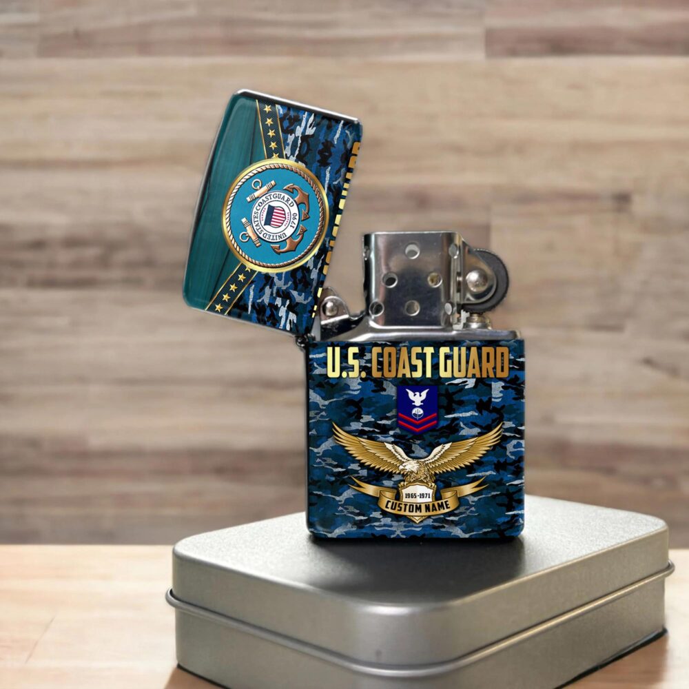 US Coast Guard, E 4 Gold - Lighter - Image 4