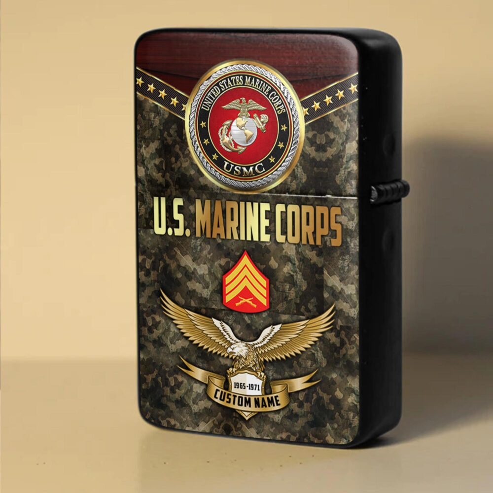 US Marine Corps, Proud Veteran - Lighter - Image 3