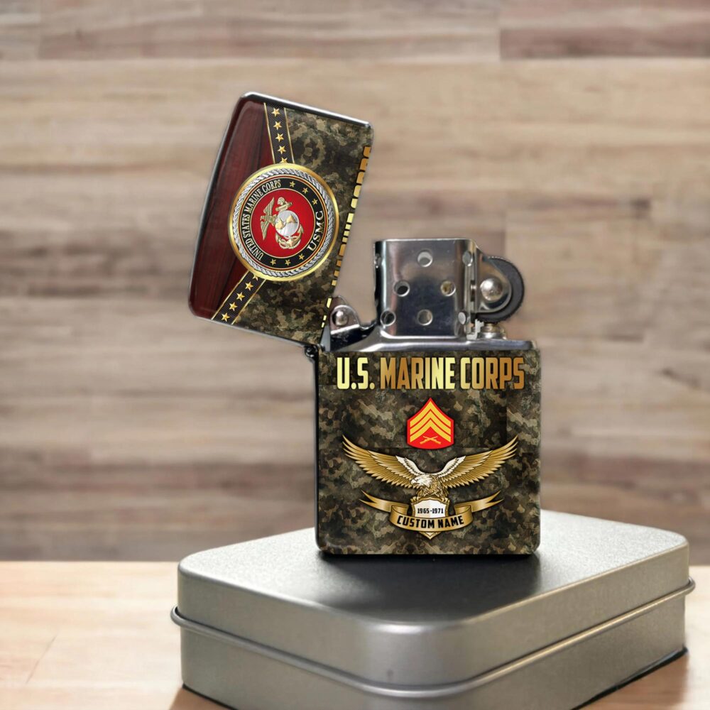 US Marine Corps, Proud Veteran - Lighter - Image 4