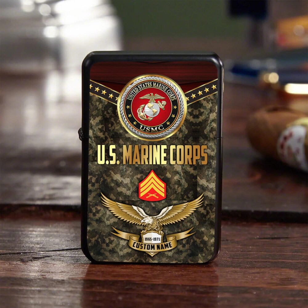 US Marine Corps, Proud Veteran - Lighter - Image 5
