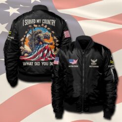 US Navy, E 4 Red - Bomber Jacket
