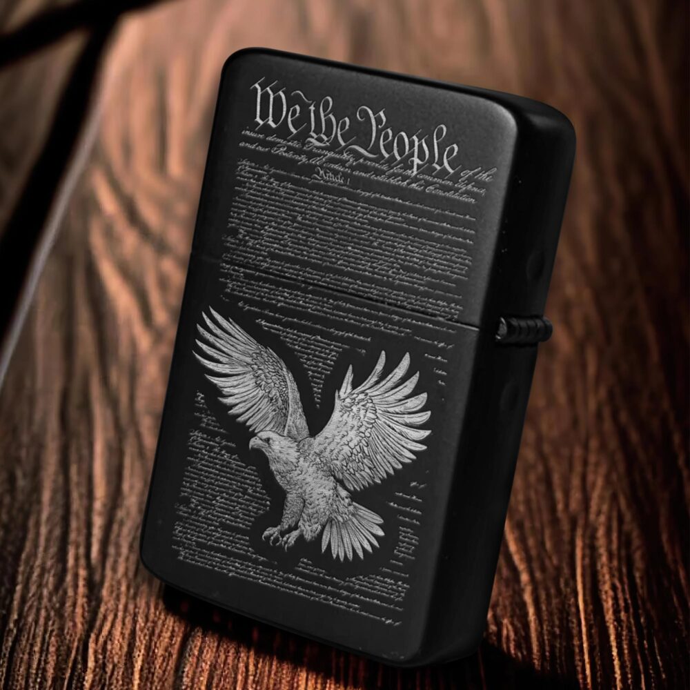 US Navy, Land Of The Free, Because Of The Brave - Engraved Lighter - Image 6