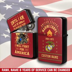 US Marine Corps, E 2 Marines Private First Class - Lighter