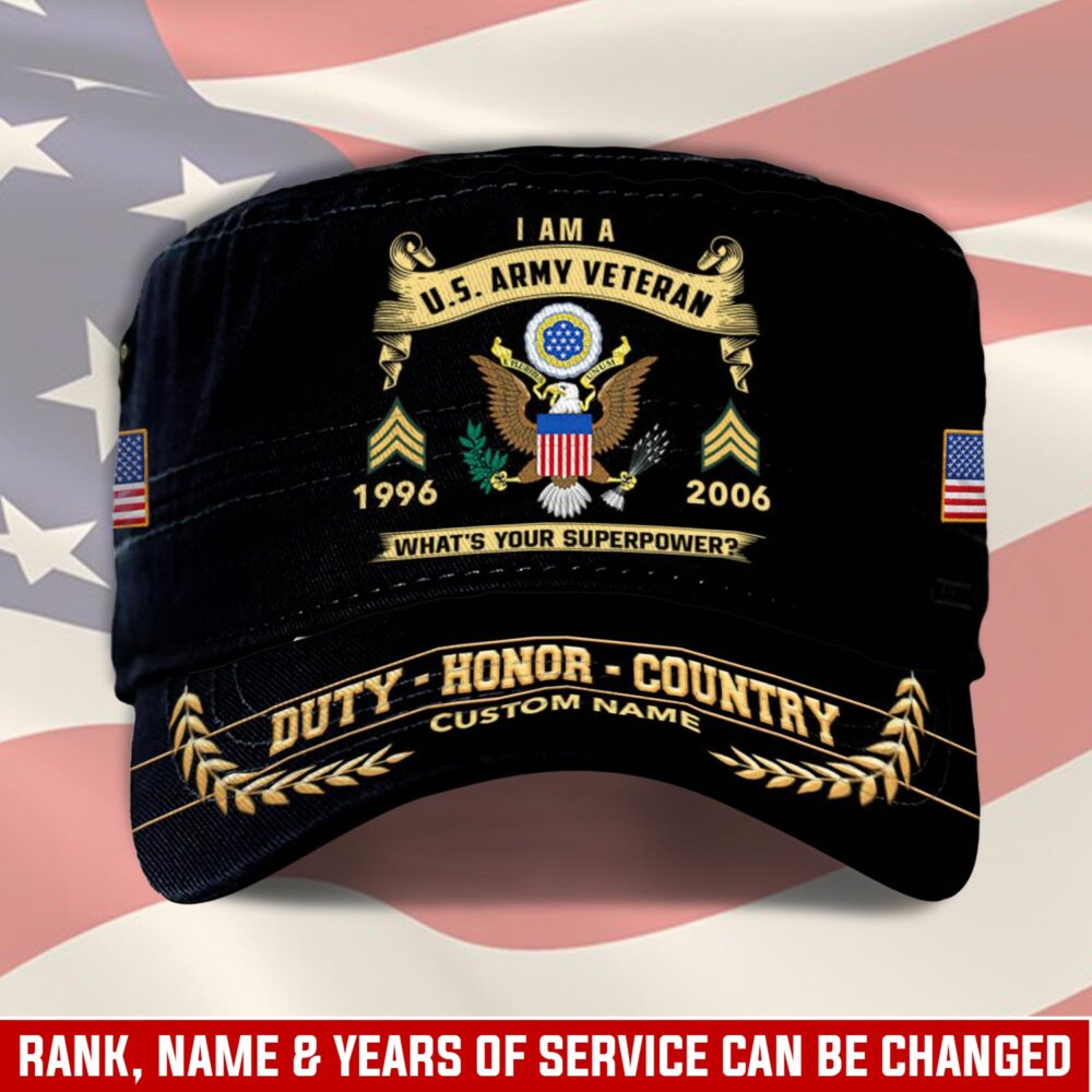US Army, E 7 Army Master Specialist - Military Cap