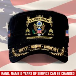 US Army, E 7 Army Master Specialist - Military Cap