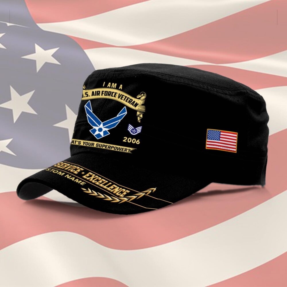 US Air Force , No One Fights Alone - Military Cap - Image 2