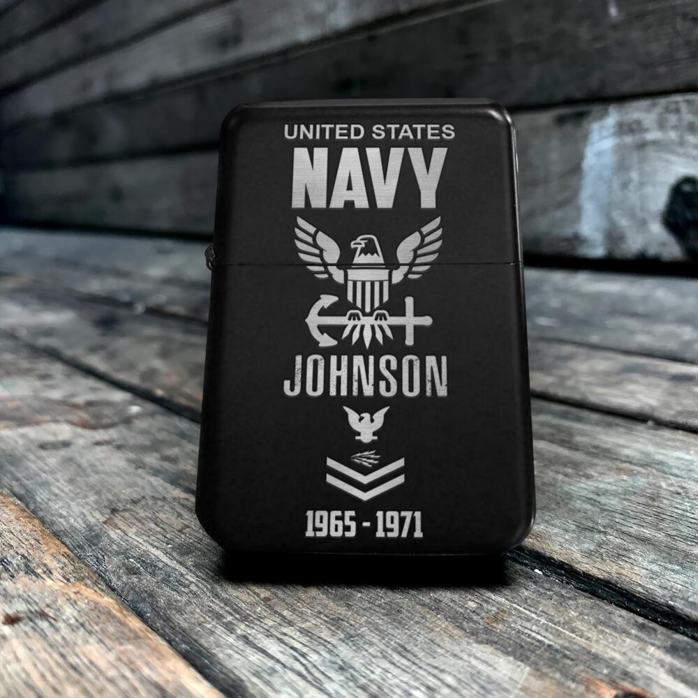 US Navy, Honoring All Who Served - Engraved Lighter - Image 5