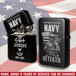 US Navy, Honoring All Who Served - Engraved Lighter