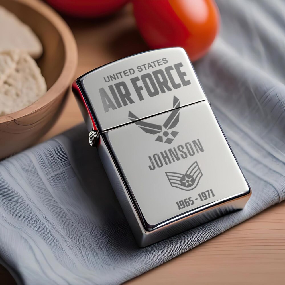 US Air Force , O 5 Air Force Lieutenant Colonel - Engraved Lighter - Image 2