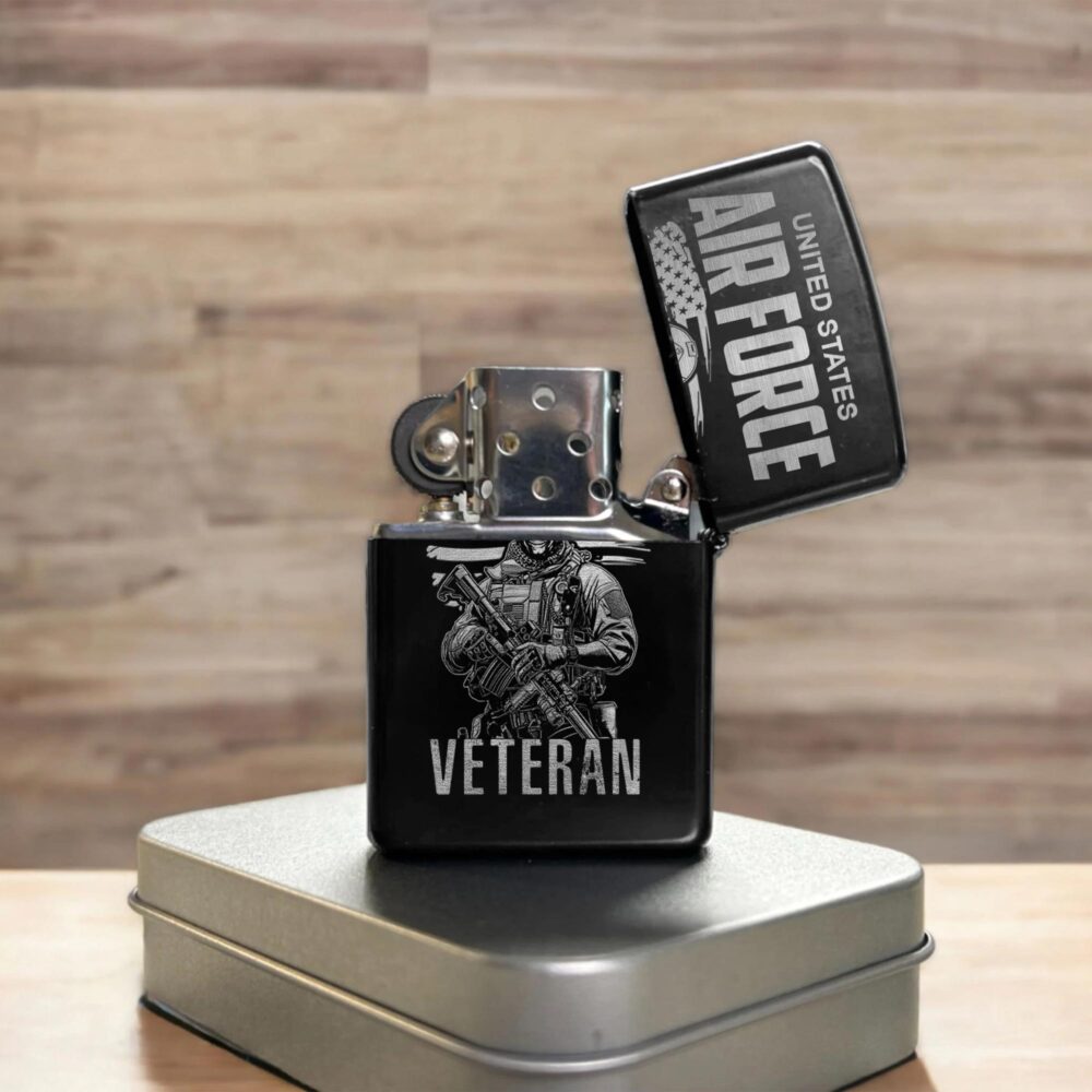 US Air Force , O 5 Air Force Lieutenant Colonel - Engraved Lighter - Image 3
