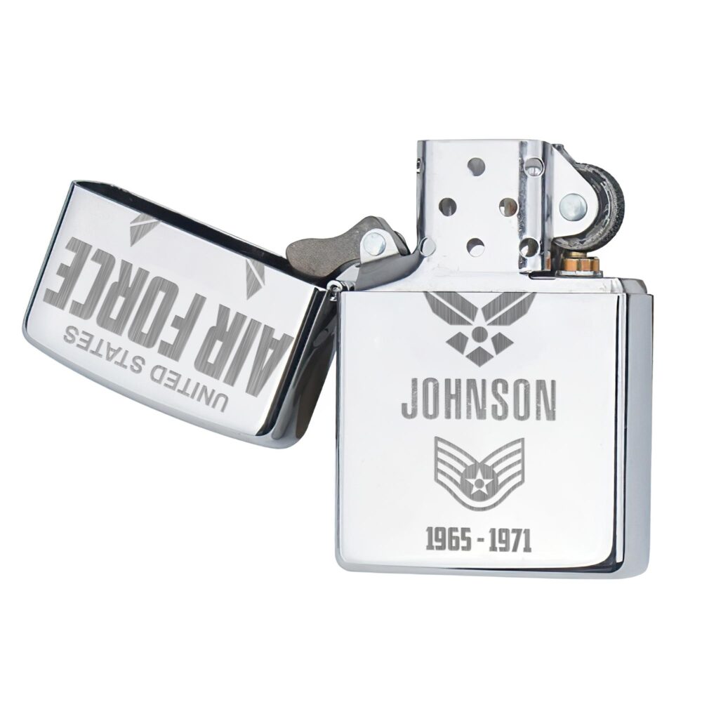 US Air Force , O 5 Air Force Lieutenant Colonel - Engraved Lighter - Image 4