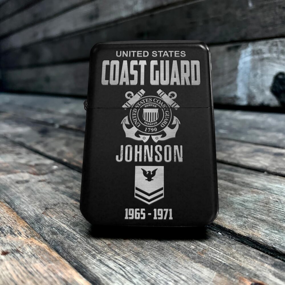 US Coast Guard, Freedom Isn't Free - Engraved Lighter - Image 5