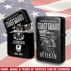 US Coast Guard, Freedom Isn't Free - Engraved Lighter