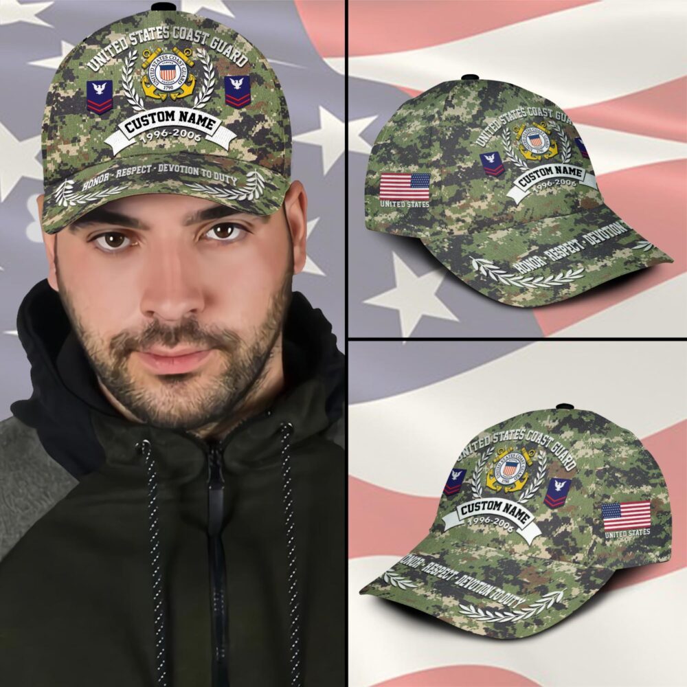 US Coast Guard, Thank a Veteran - Classic Cap - Image 3