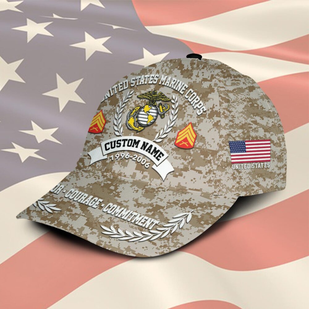 US Marine Corps, E 9 Marines Sergeant Major - Classic Cap - Image 2