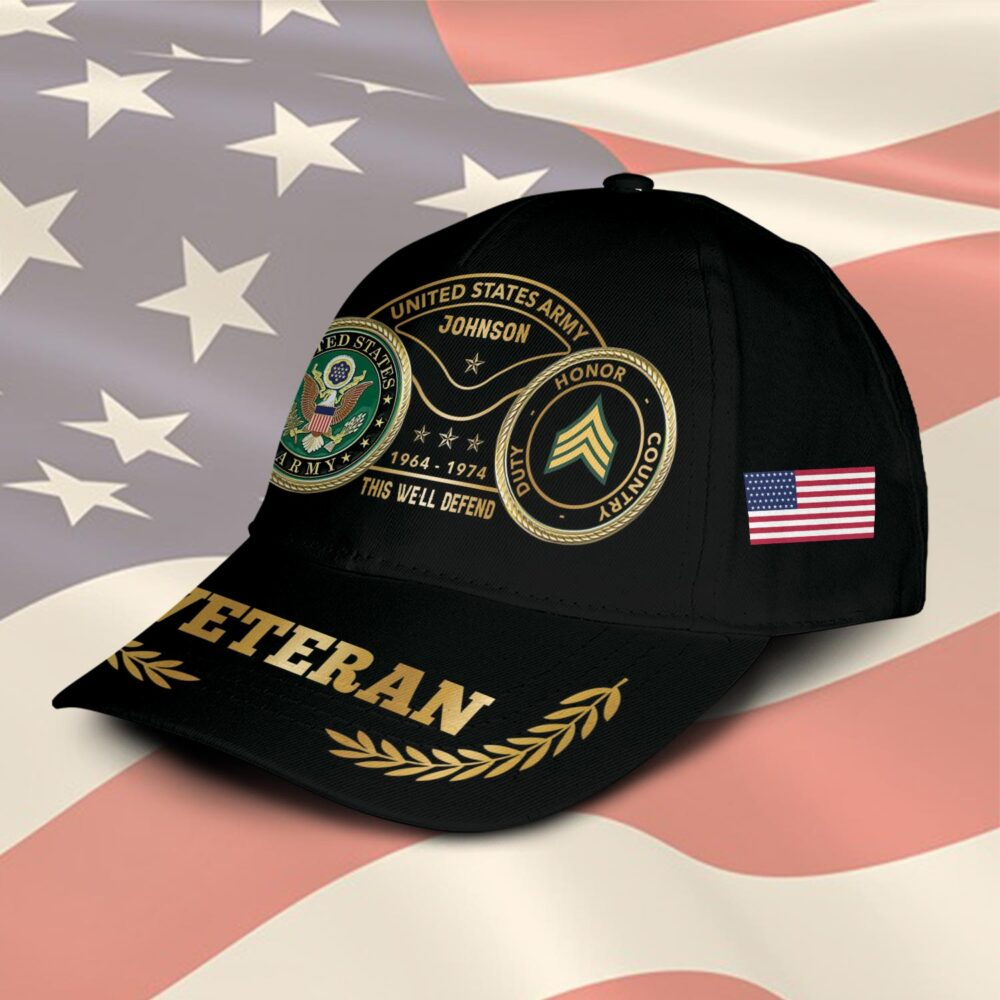 US Army, E 5 Army Specialist - Classic Cap - Image 2