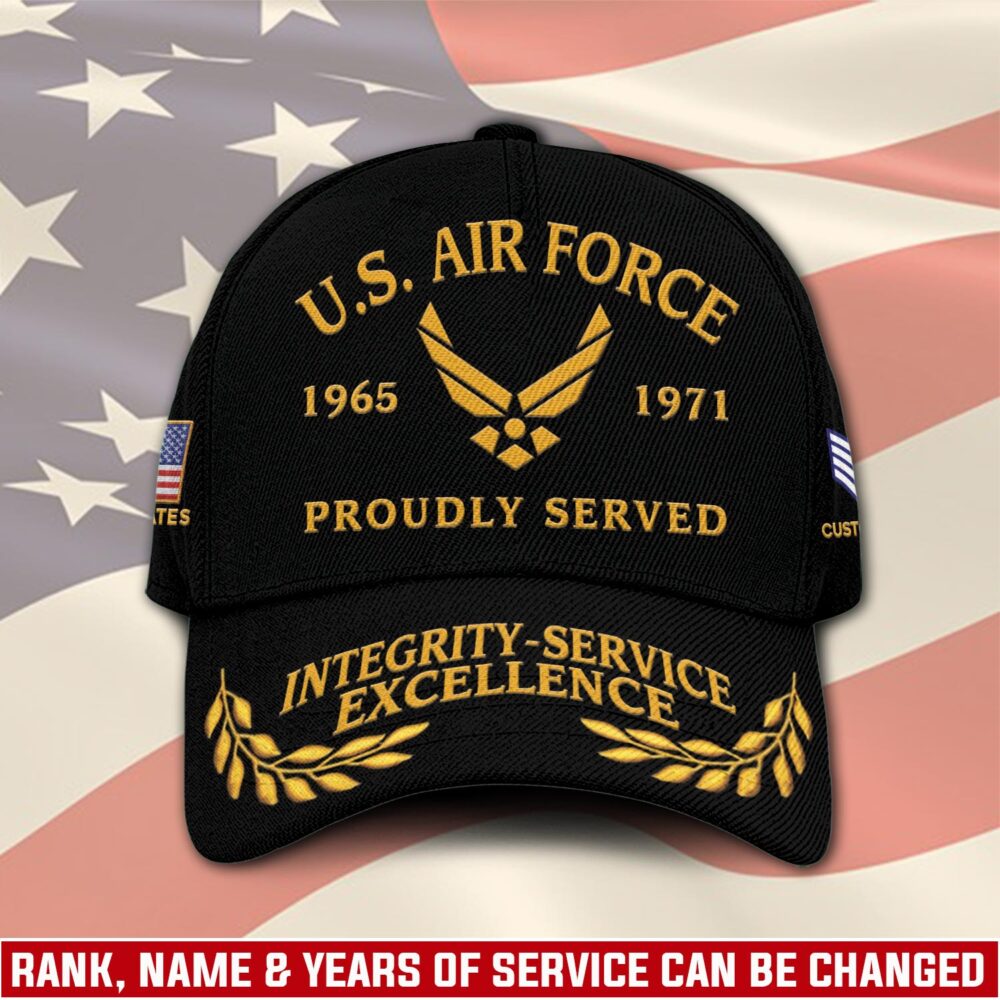 US Air Force, Land Of The Free, Because Of The Brave - Classic Cap