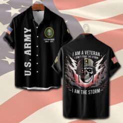US Army, E 6 Army Staff Sergeant - Short Sleeve Button Shirt