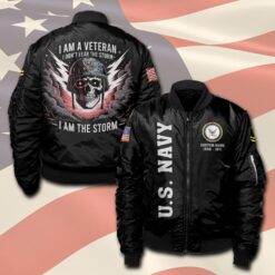 US Navy, Honor - Courage - Commitment - Bomber Jacket