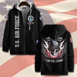 US Air Force , No One Fights Alone - Zip Hoodie
