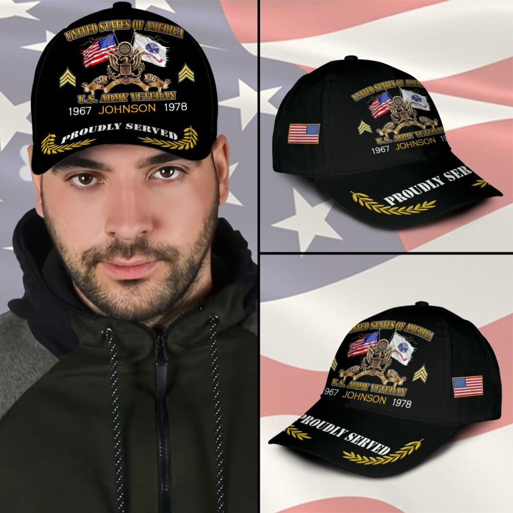 US Army, E 6 Army Specialist - Classic Cap - Image 3