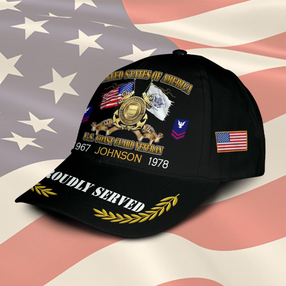 US Coast Guard, Born Ready - Classic Cap - Image 2