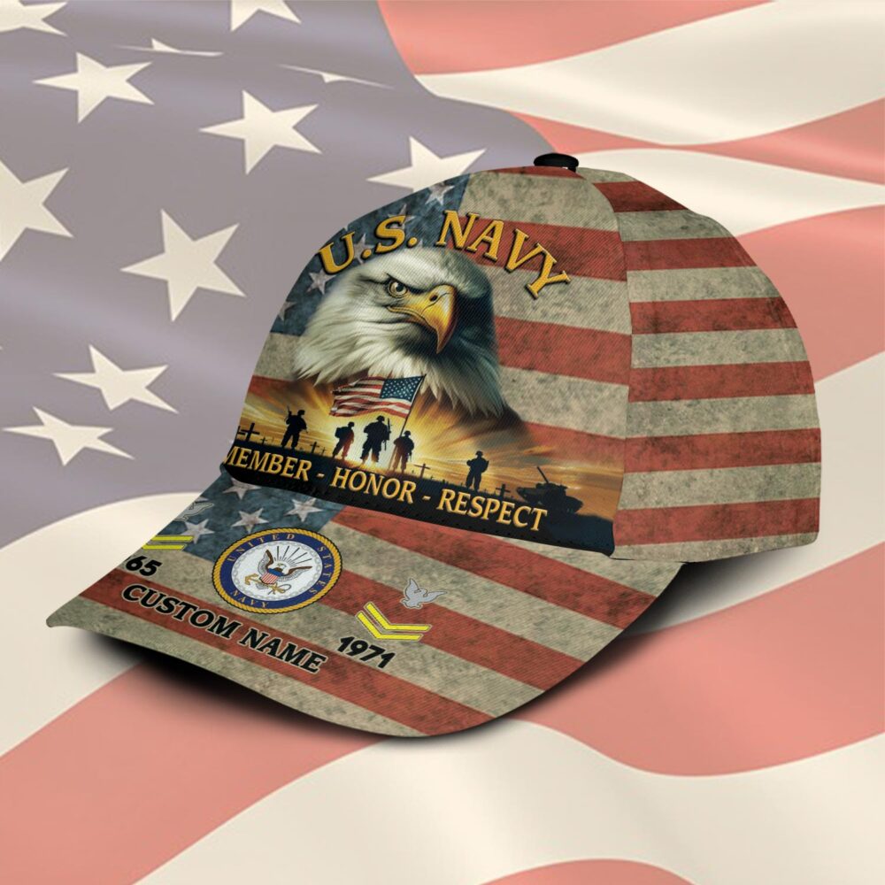 US Navy, E 2 Blue - Classic Cap - Image 2
