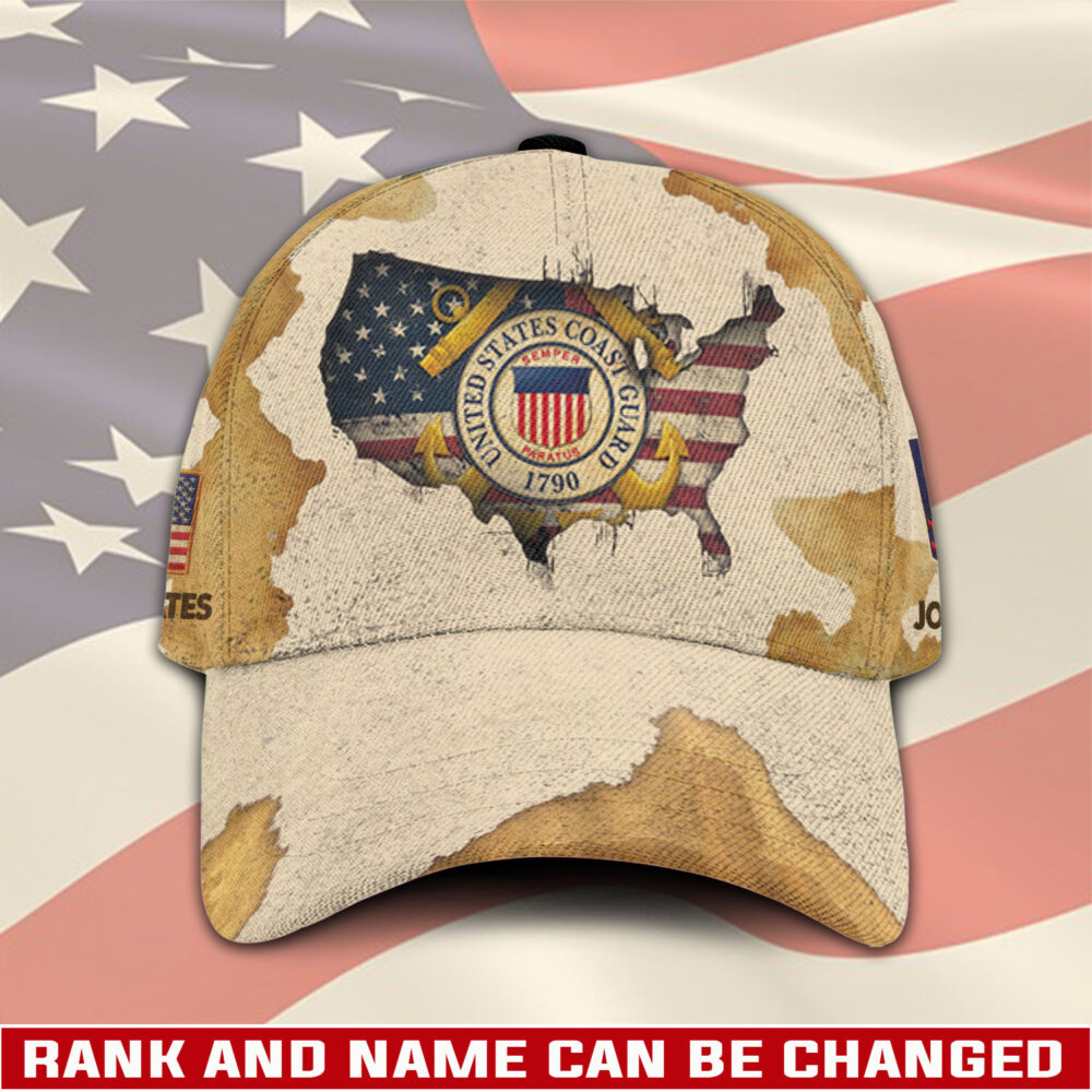 US Coast Guard, E 5 Gold - Classic Cap