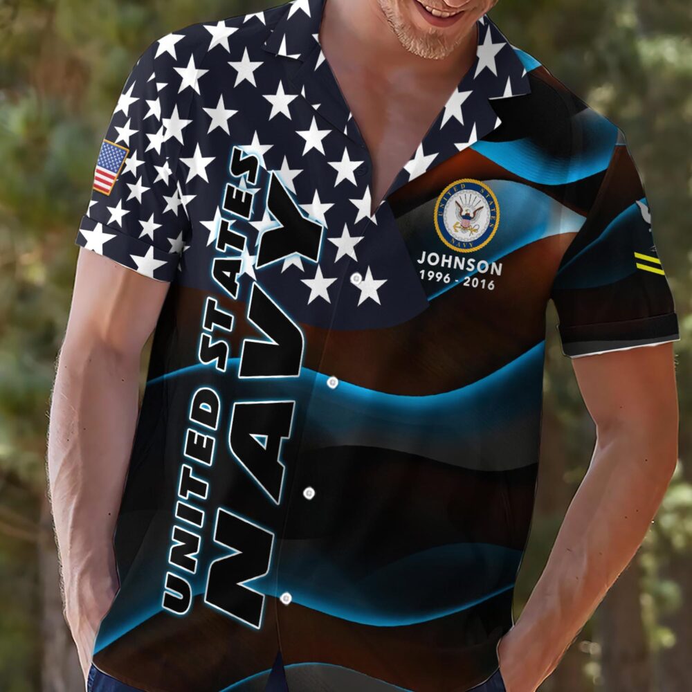 US Navy, Duty, Honor, Country - Hawaii Shirt - Image 2