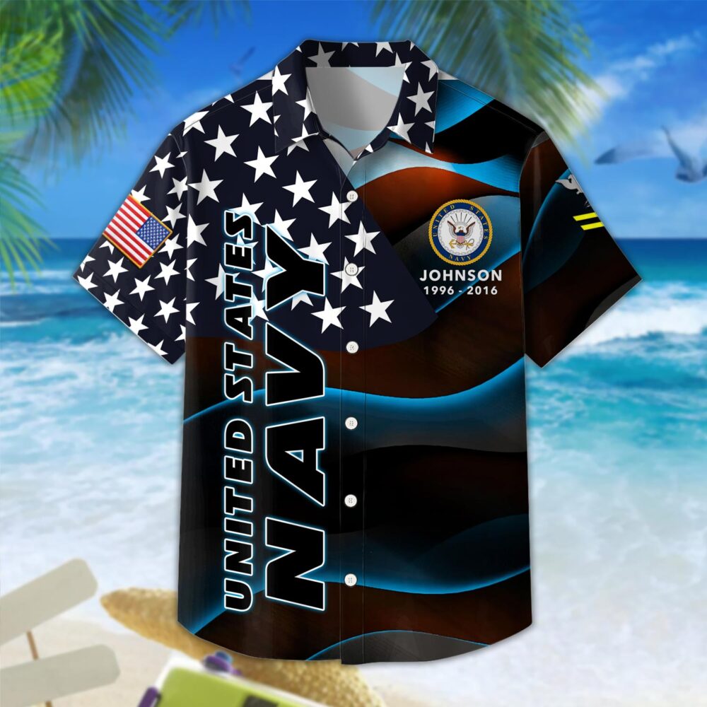 US Navy, Duty, Honor, Country - Hawaii Shirt - Image 3