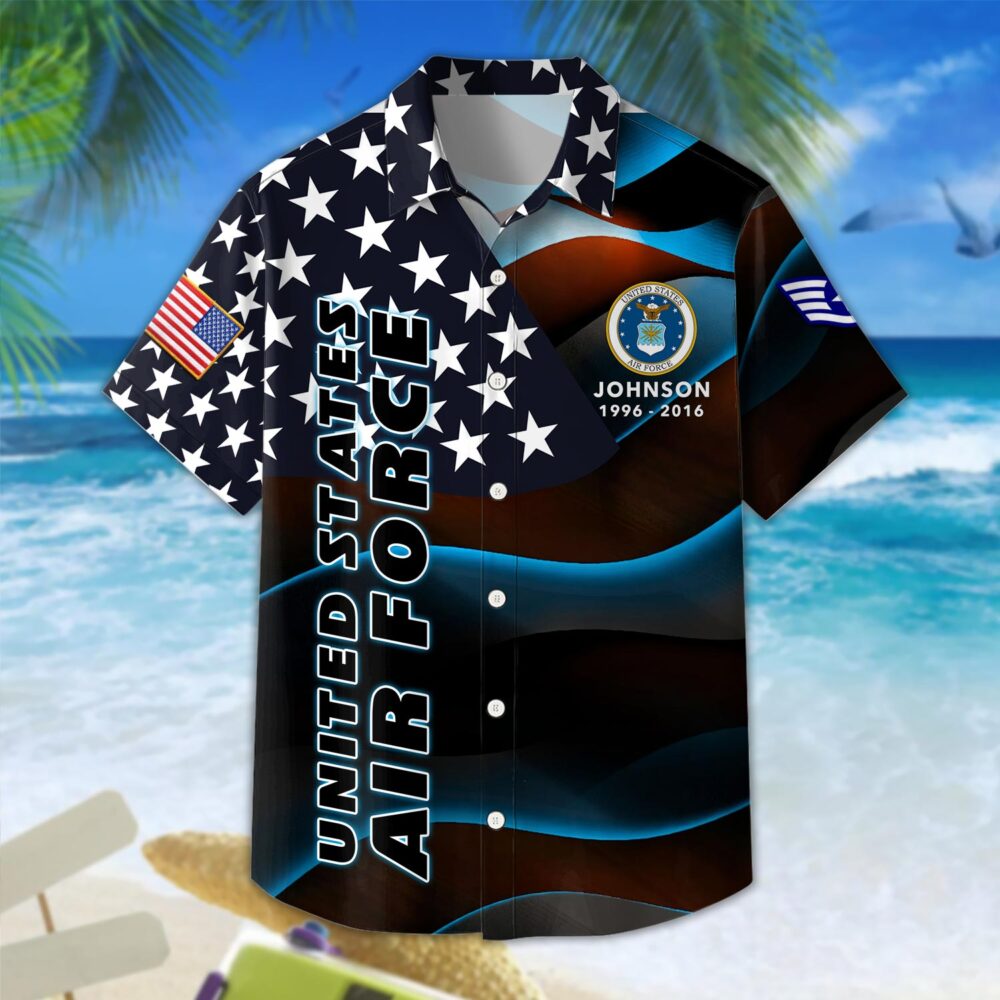 US Air Force , E 9 Air Force Chief Master Sergeant - Hawaii Shirt - Image 3