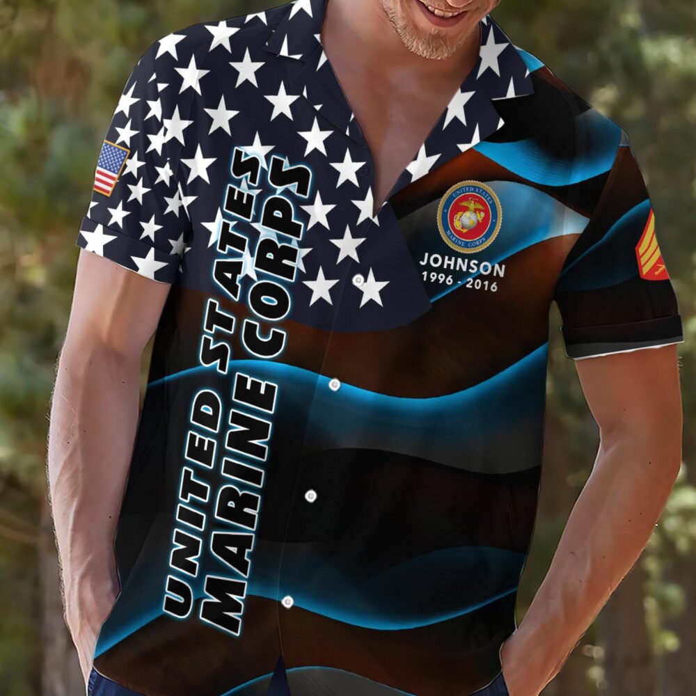 US Marine Corps, No One Gets Left Behind - Hawaii Shirt - Image 2