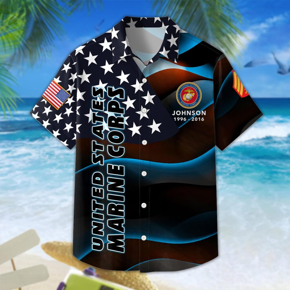 US Marine Corps, No One Gets Left Behind - Hawaii Shirt - Image 3