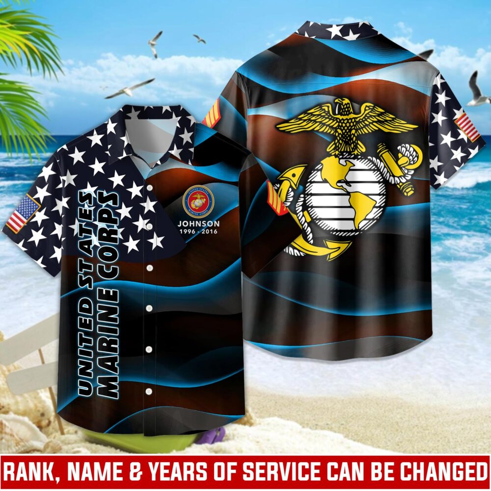 US Marine Corps, No One Gets Left Behind - Hawaii Shirt